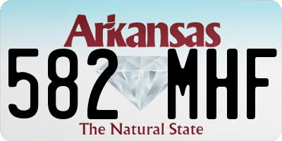 AR license plate 582MHF