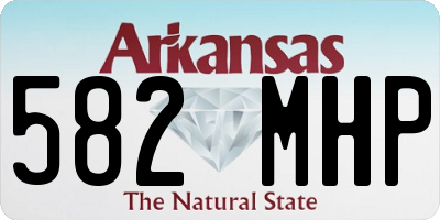 AR license plate 582MHP