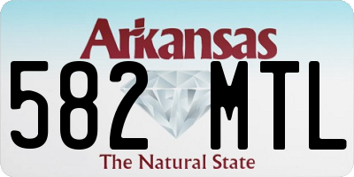 AR license plate 582MTL