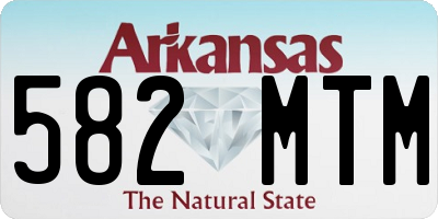AR license plate 582MTM
