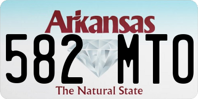 AR license plate 582MTO