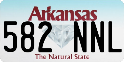 AR license plate 582NNL