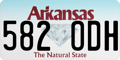 AR license plate 582ODH