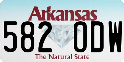 AR license plate 582ODW