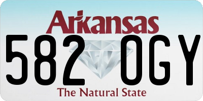 AR license plate 582OGY