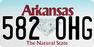 AR license plate 582OHG