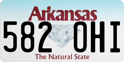 AR license plate 582OHI