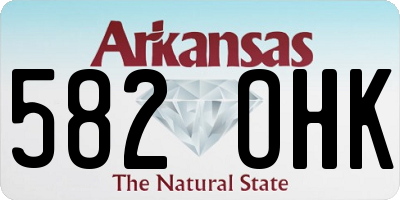 AR license plate 582OHK