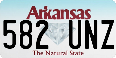 AR license plate 582UNZ