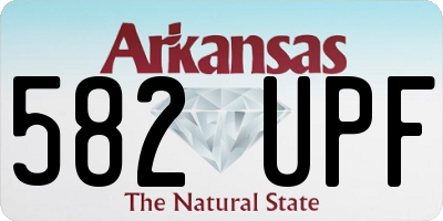 AR license plate 582UPF