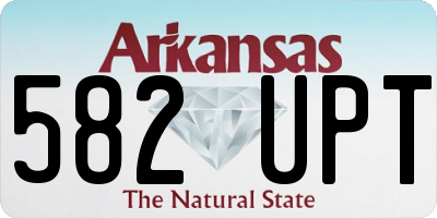 AR license plate 582UPT