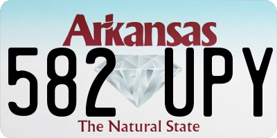AR license plate 582UPY