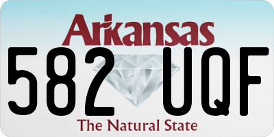 AR license plate 582UQF