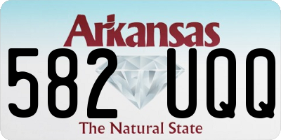 AR license plate 582UQQ
