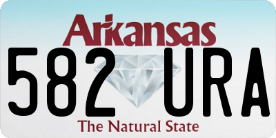 AR license plate 582URA