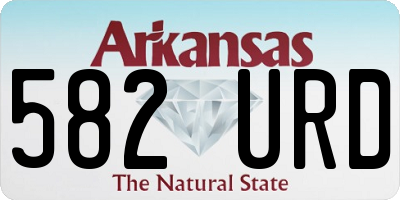 AR license plate 582URD