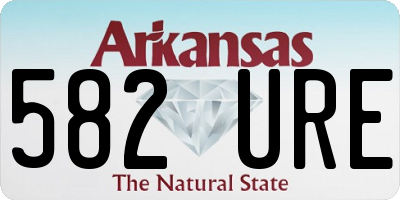 AR license plate 582URE