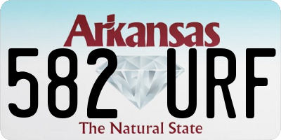 AR license plate 582URF