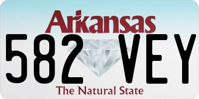 AR license plate 582VEY