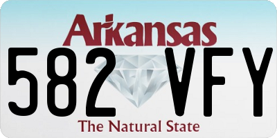 AR license plate 582VFY