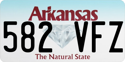 AR license plate 582VFZ
