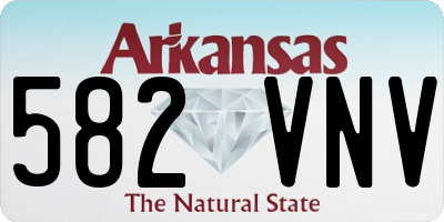 AR license plate 582VNV