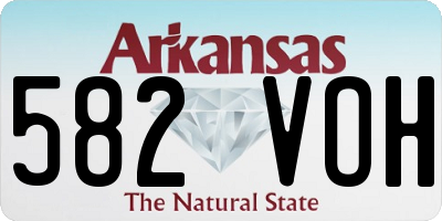 AR license plate 582VOH