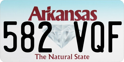 AR license plate 582VQF