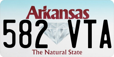 AR license plate 582VTA