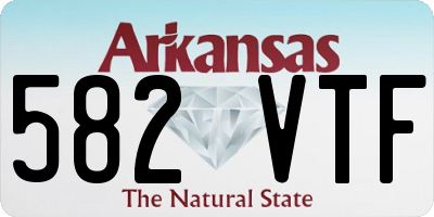 AR license plate 582VTF