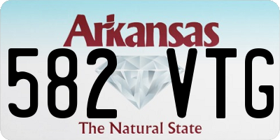 AR license plate 582VTG
