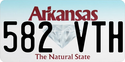 AR license plate 582VTH