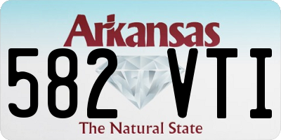 AR license plate 582VTI