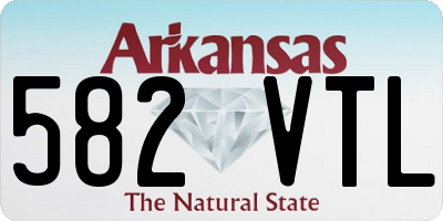 AR license plate 582VTL