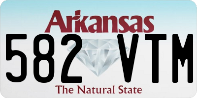AR license plate 582VTM