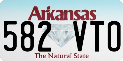 AR license plate 582VTO
