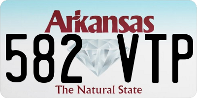 AR license plate 582VTP