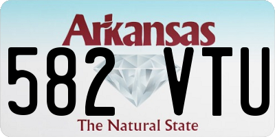 AR license plate 582VTU