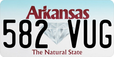 AR license plate 582VUG