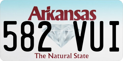 AR license plate 582VUI