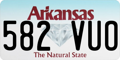 AR license plate 582VUO