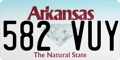 AR license plate 582VUY