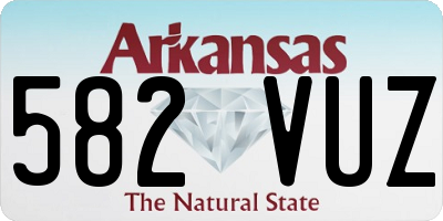 AR license plate 582VUZ
