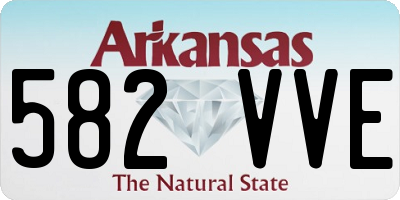 AR license plate 582VVE