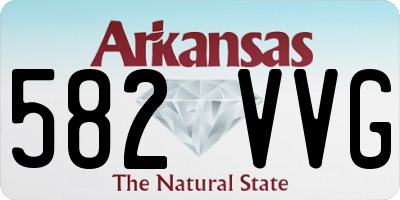 AR license plate 582VVG