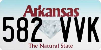 AR license plate 582VVK