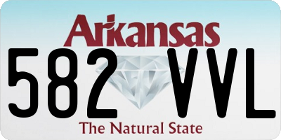 AR license plate 582VVL