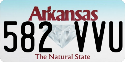 AR license plate 582VVU