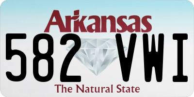 AR license plate 582VWI