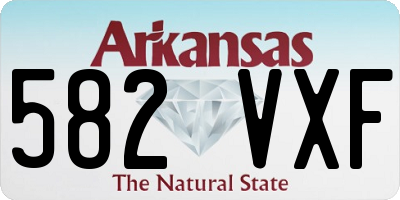 AR license plate 582VXF